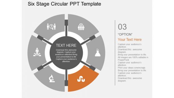 Circular Free PowerPoint Slide