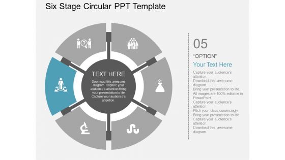 Circular Free PowerPoint Slide