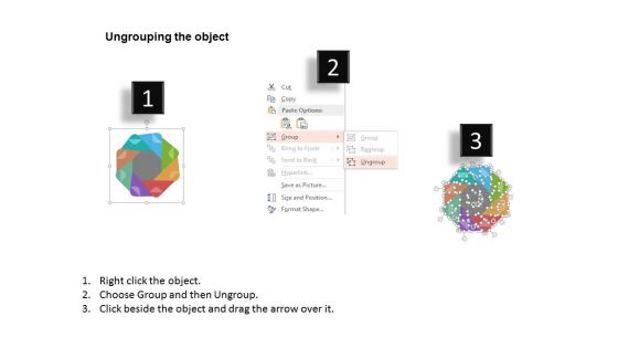 Circular Infographic Of Financial Measurement Steps Powerpoint Template
