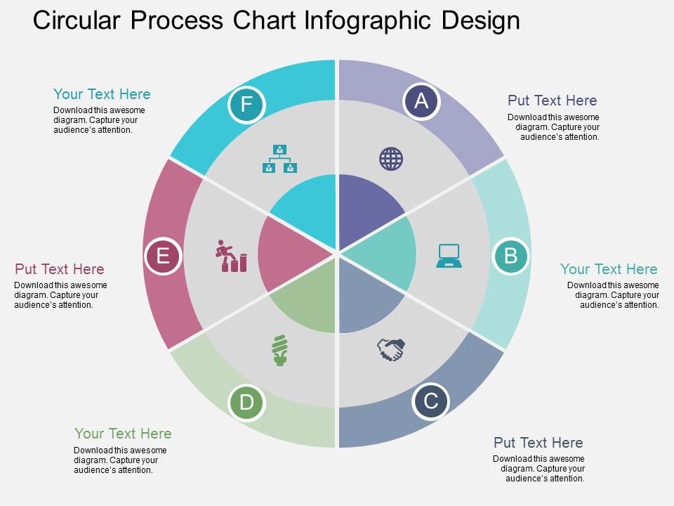 Circular Process Chart Infographic Design Powerpoint Template