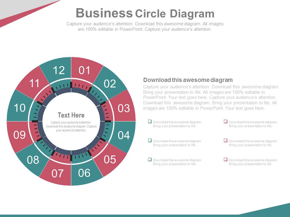 Circular Steps For Market Entry Strategy Powerpoint Slides