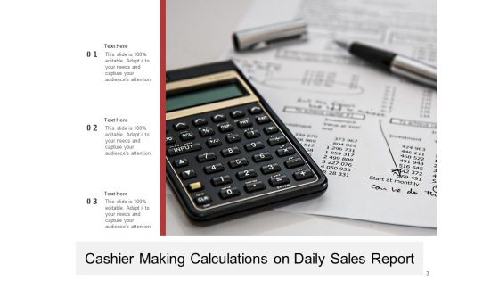 Clerk Sales Report Payment Counter Ppt PowerPoint Presentation Complete Deck