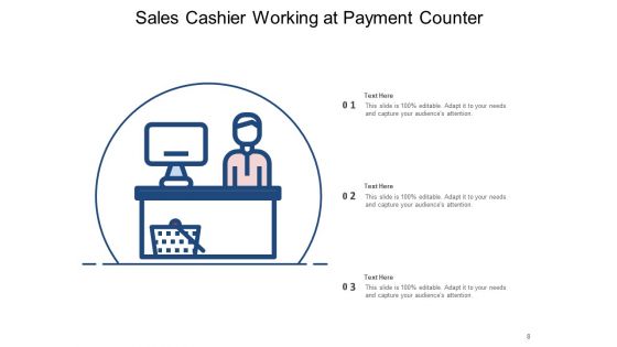 Clerk Sales Report Payment Counter Ppt PowerPoint Presentation Complete Deck