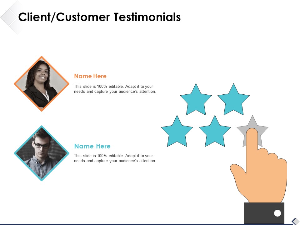 Client Customer Testimonials Ppt PowerPoint Presentation File Background Image
