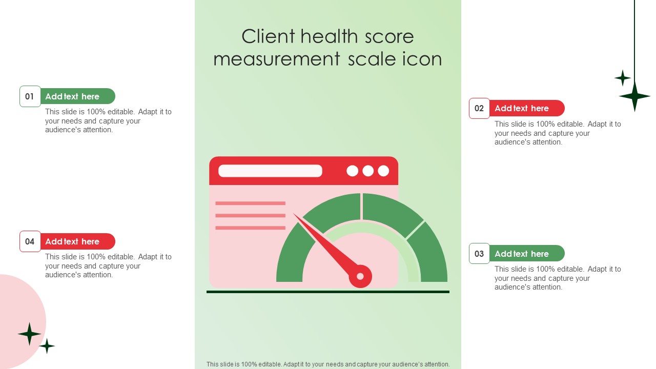 Client Health Score Measurement Scale Icon Themes PDF