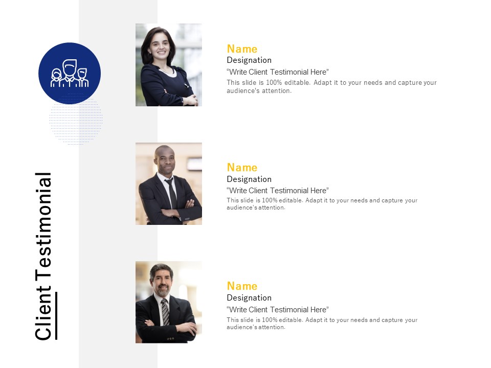 Client Testimonial Communication Ppt PowerPoint Presentation Styles Templates