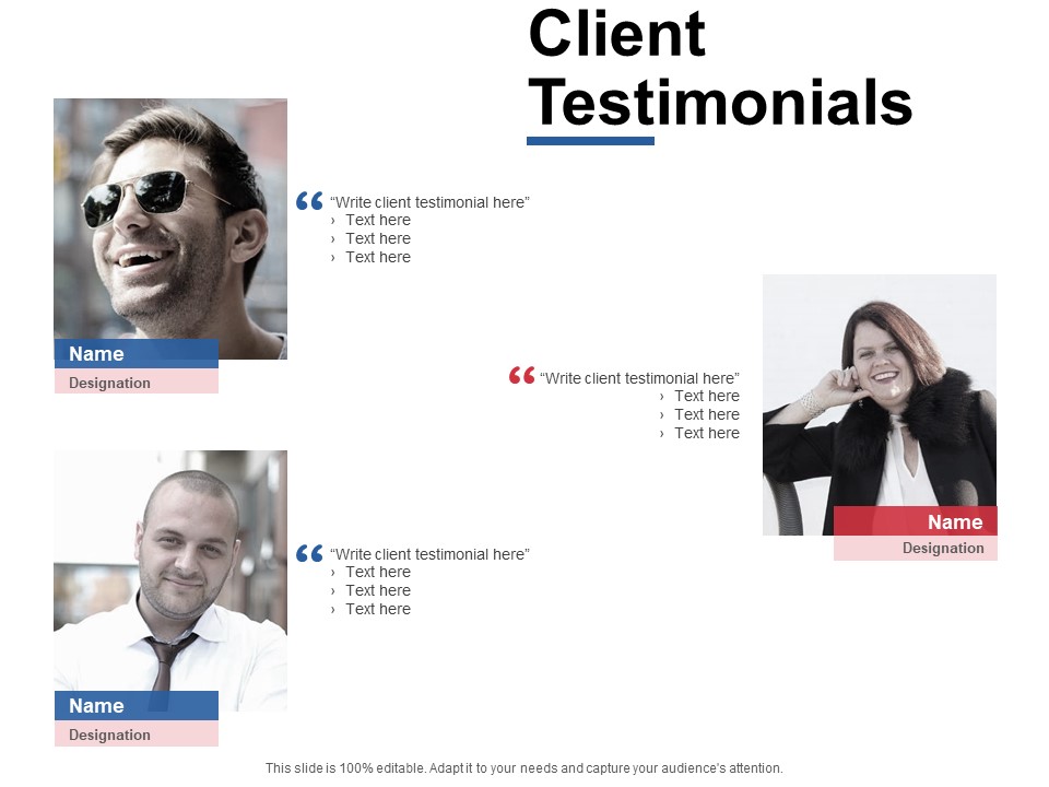 Client Testimonials Communication Ppt Powerpoint Presentation Styles Background Designs