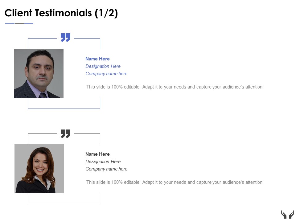 Client Testimonials Introduction Ppt Powerpoint Presentation Show Portfolio