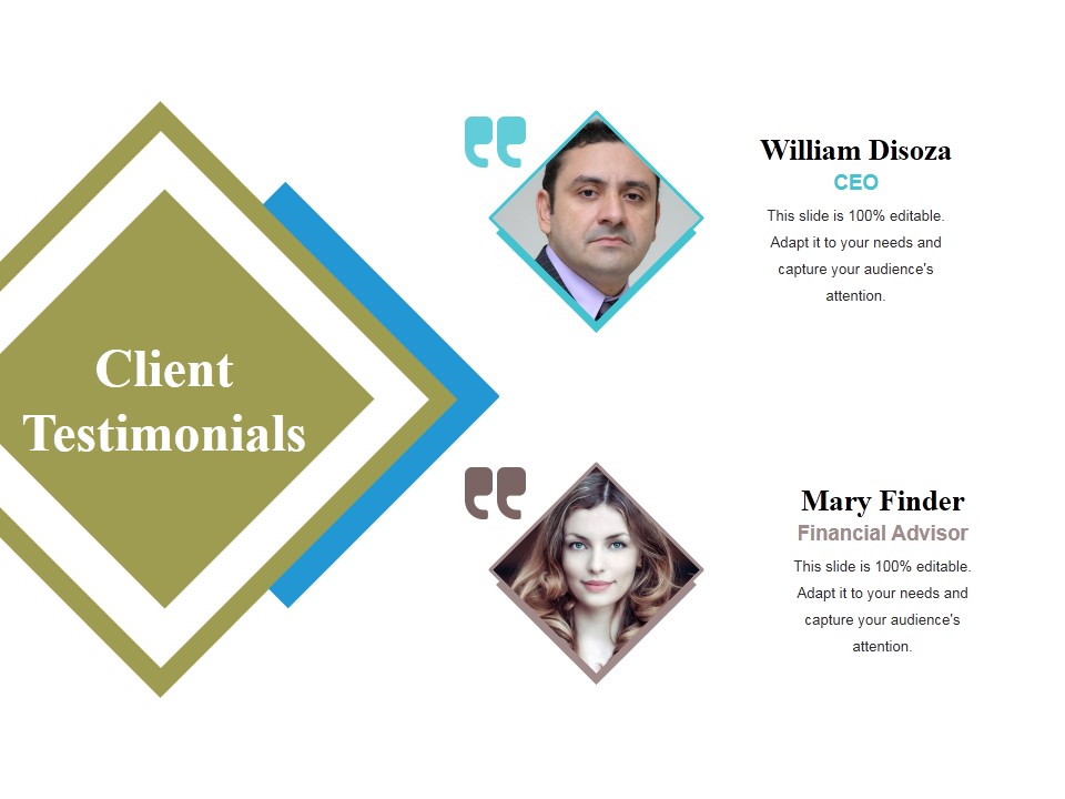 Client Testimonials Ppt PowerPoint Presentation Inspiration Grid