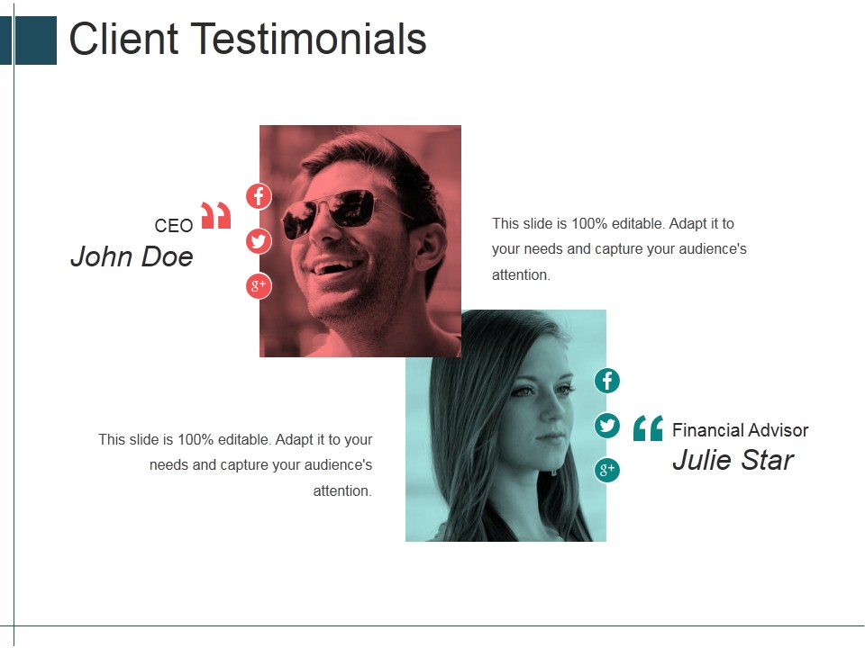 Client Testimonials Ppt Powerpoint Presentation Model Good