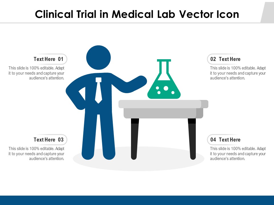 Clinical Trial In Medical Lab Vector Icon Ppt PowerPoint Presentation Ideas Background PDF