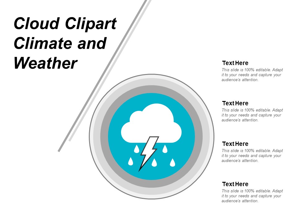 Cloud Clipart Climate And Weather Ppt Powerpoint Presentation Infographic Template Smartart