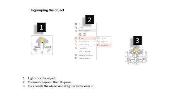 Cloud Connectivity For Idea Sharing Powerpoint Template
