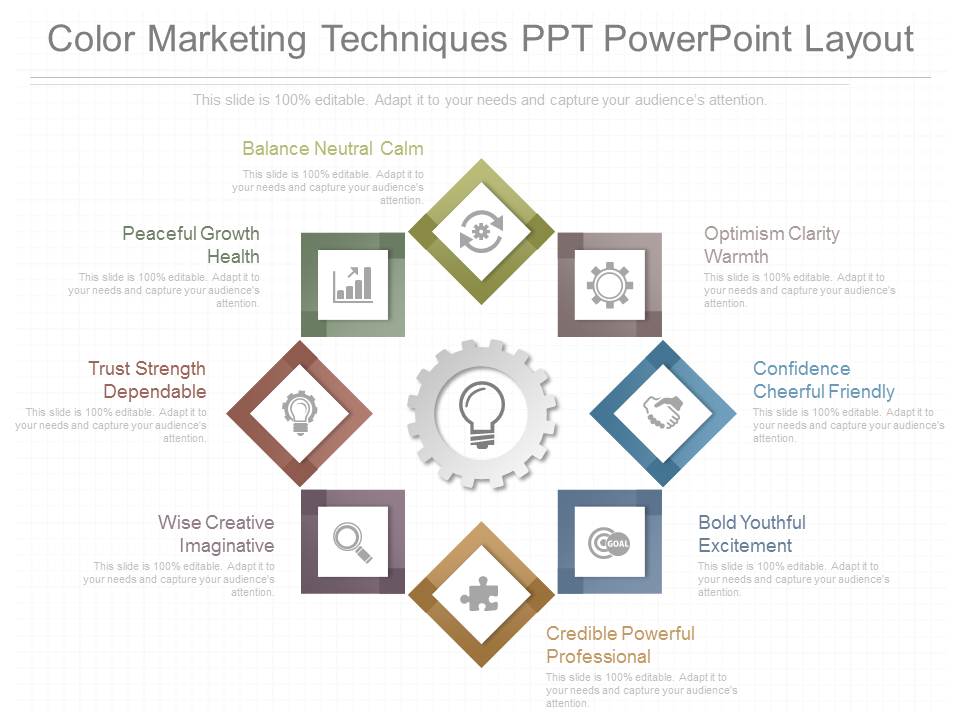 Color Marketing Techniques Ppt Powerpoint Layout