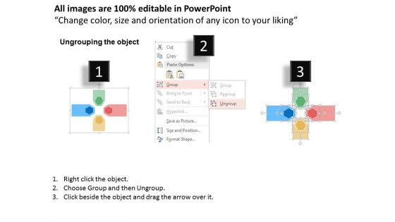 Colorful Infographic For Text Representation Powerpoint Templates