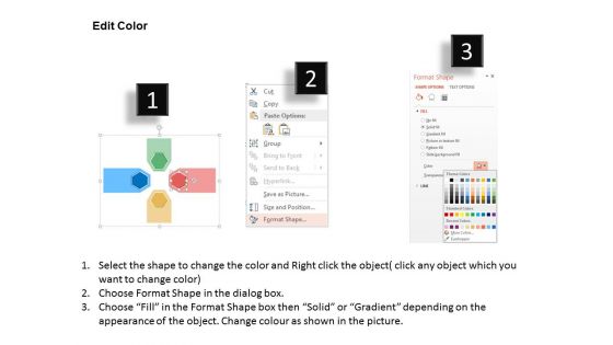 Colorful Infographic For Text Representation Powerpoint Templates