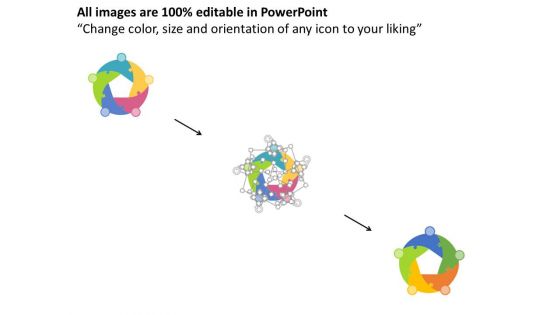 Colorful Infographics For Corporate Financing Powerpoint Template