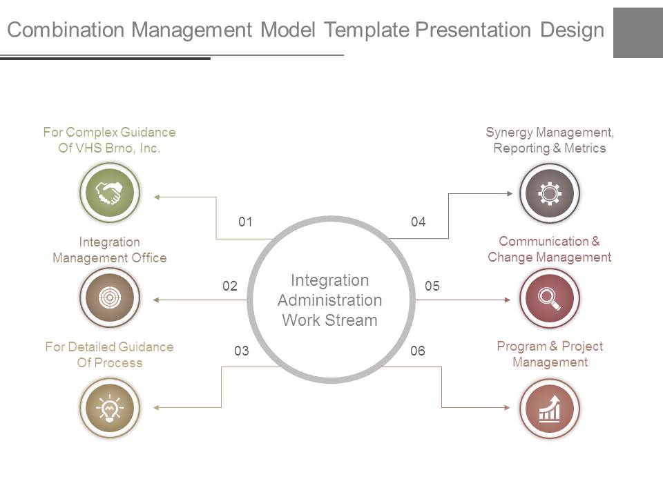 Combination Management Model Template Presentation Design