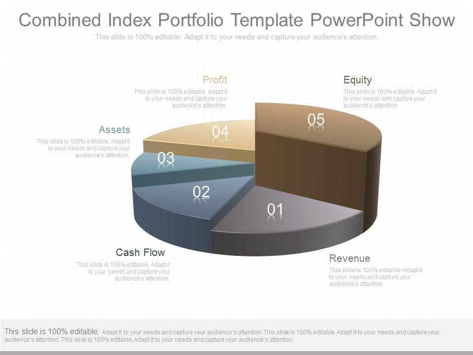 Combined Index Portfolio Template Powerpoint Show