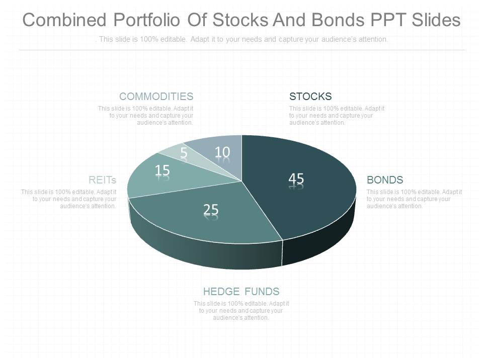 Combined Portfolio Of Stocks And Bonds Ppt Slides
