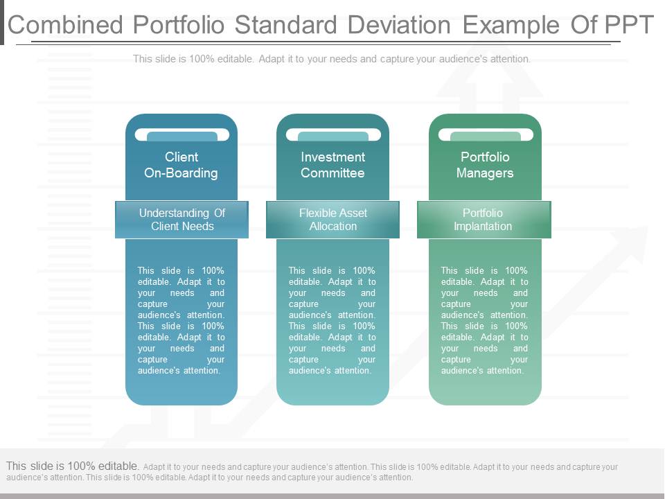 Combined Portfolio Standard Deviation Example Of Ppt
