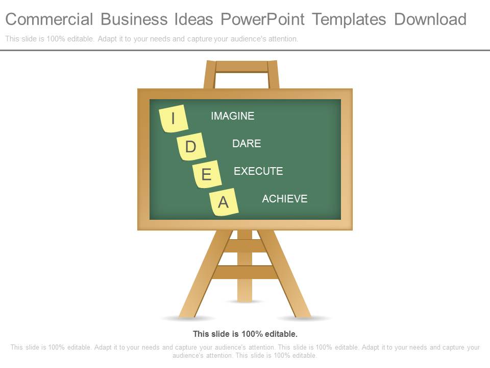 Commercial Business Ideas Powerpoint Templates Download