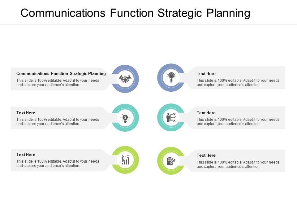 Communication Function Strategic Planning Ppt PowerPoint Presentation Icon Clipart Images Cpb