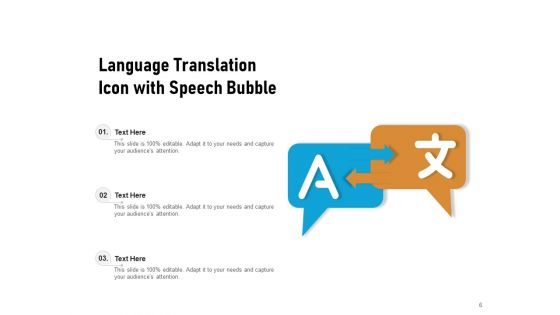 Communication Speech Bubble Interpreter Showing Direction Ppt PowerPoint Presentation Complete Deck