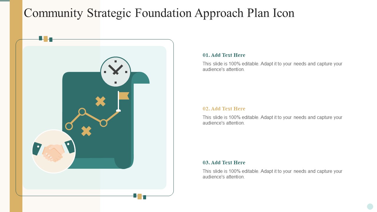Community Strategic Foundation Approach Plan Icon Microsoft PDF