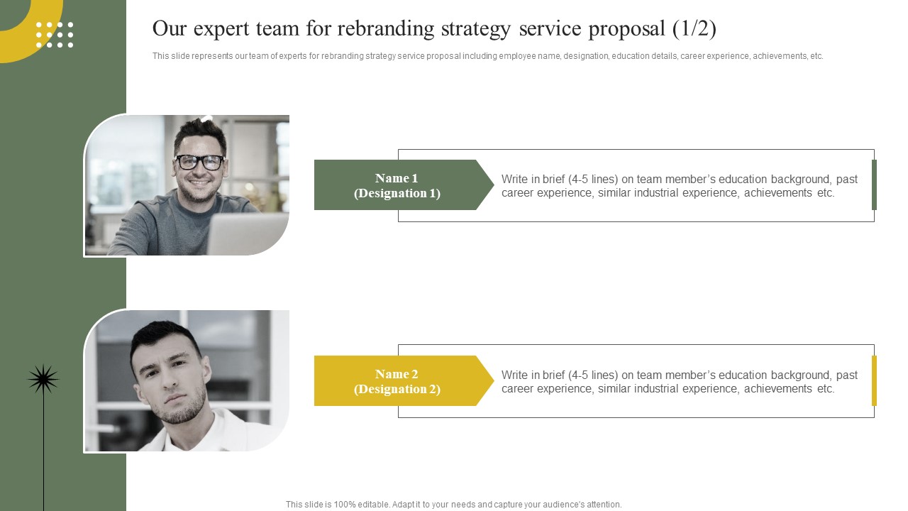 Company Advertising Solutions Our Expert Team For Rebranding Strategy Service Download PDF