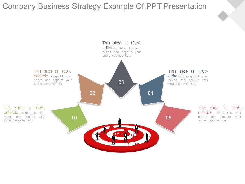 Company Business Strategy Example Of Ppt Presentation