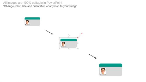 Company Employees Organizational Chart With Profiles Powerpoint Slides
