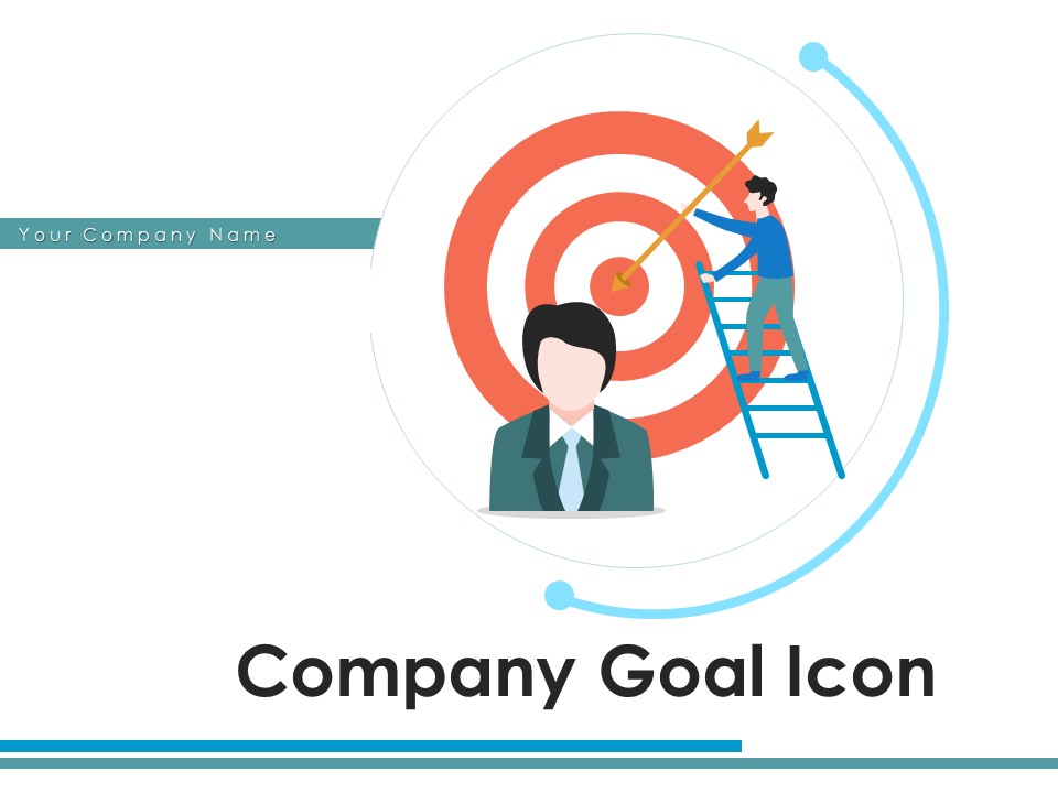 Company Goal Icon Objective Arrow Ppt PowerPoint Presentation Complete Deck