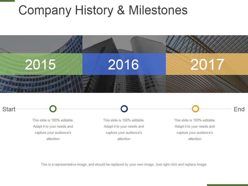 Company History And Milestones Template 2 Ppt PowerPoint Presentation Model Example