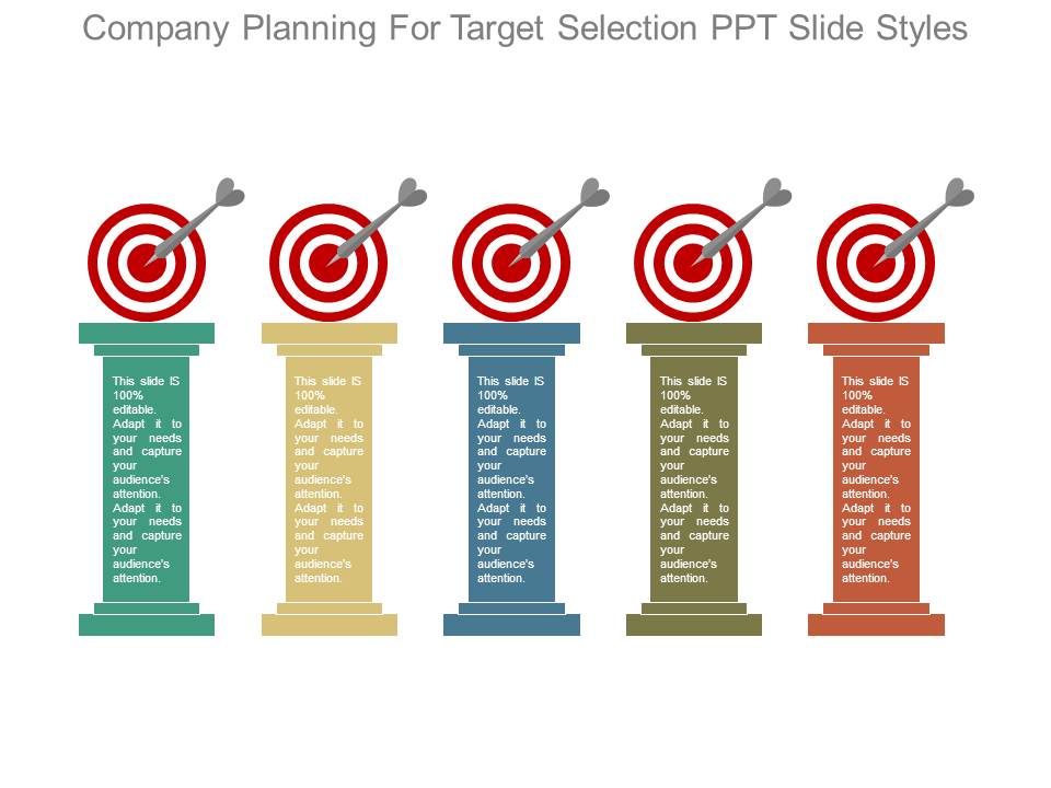 Company Planning For Target Selection Ppt Slide Styles
