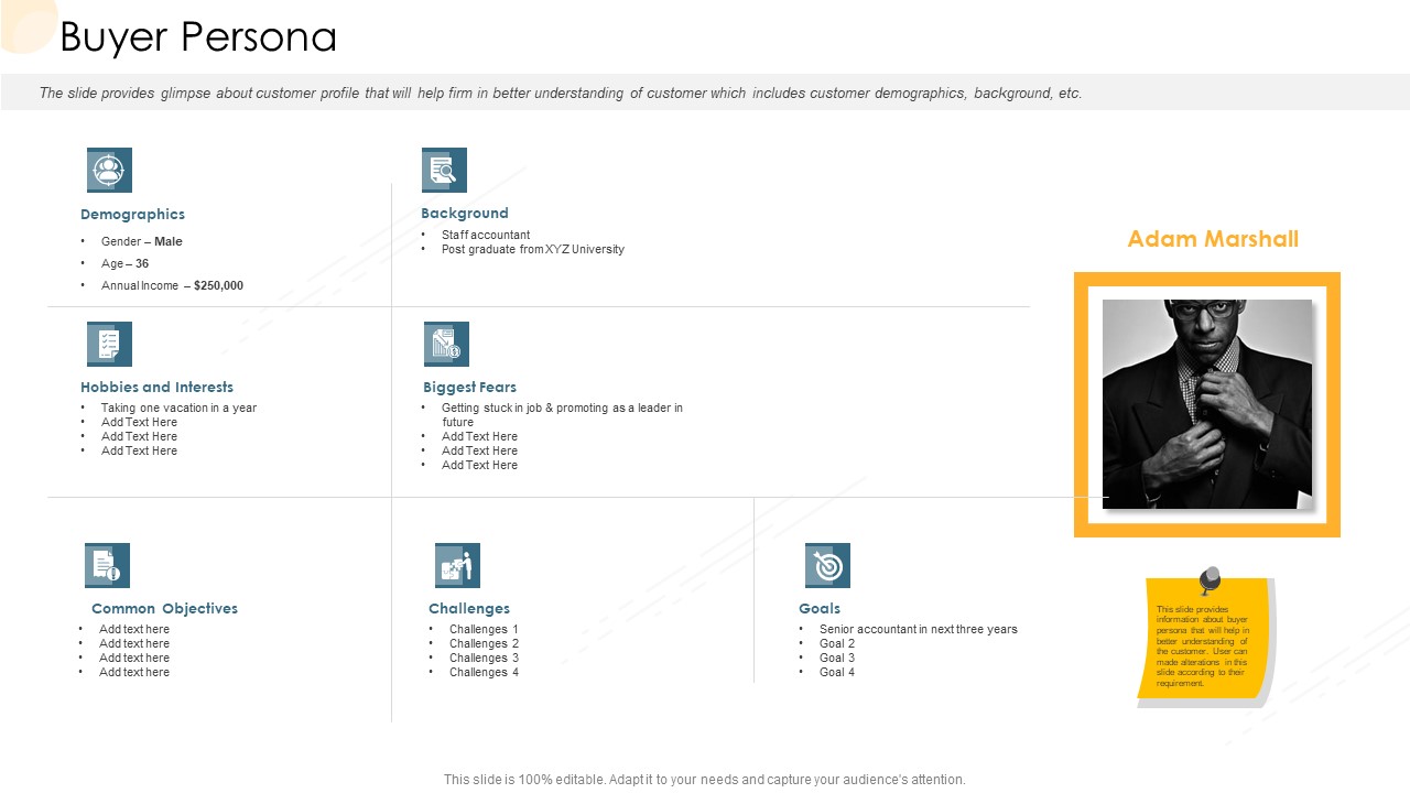 Company Process Handbook Buyer Persona Ppt Pictures Objects PDF