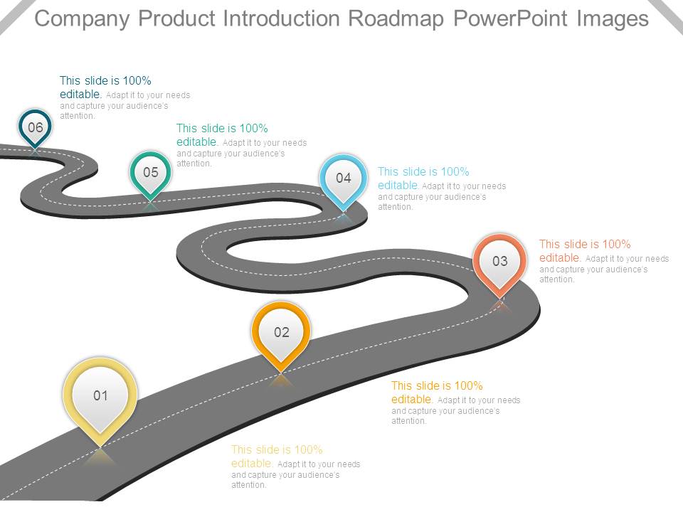 Company Product Introduction Roadmap Powerpoint Images