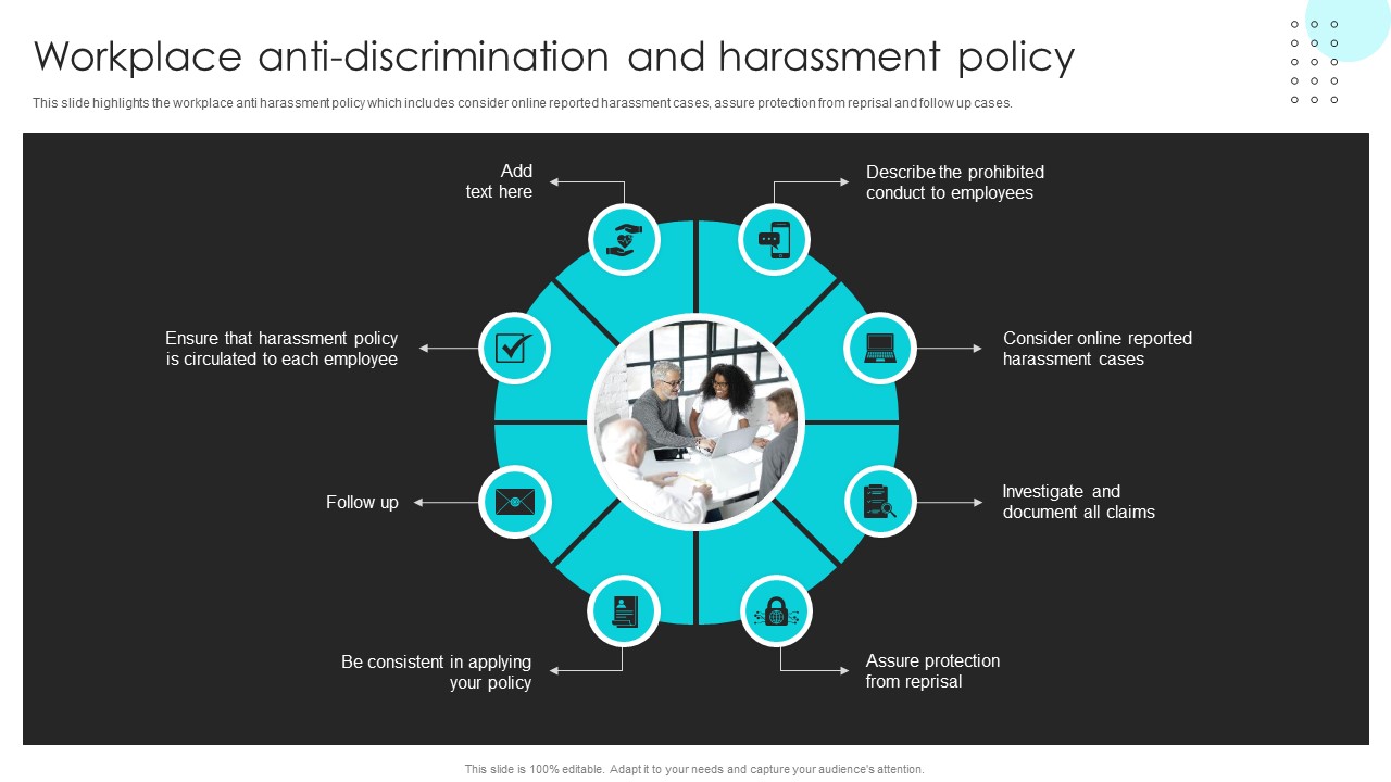Company Rules And Regulations Manual Workplace Anti Discrimination And Harassment Policy Guidelines PDF