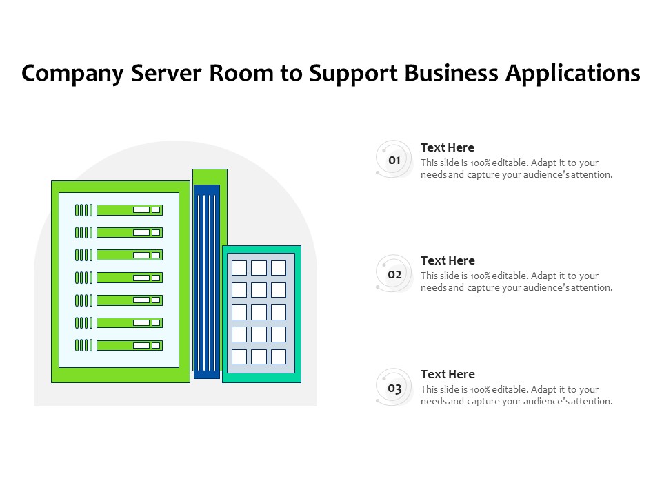 Company Server Room To Support Business Applications Ppt PowerPoint Presentation File Information PDF