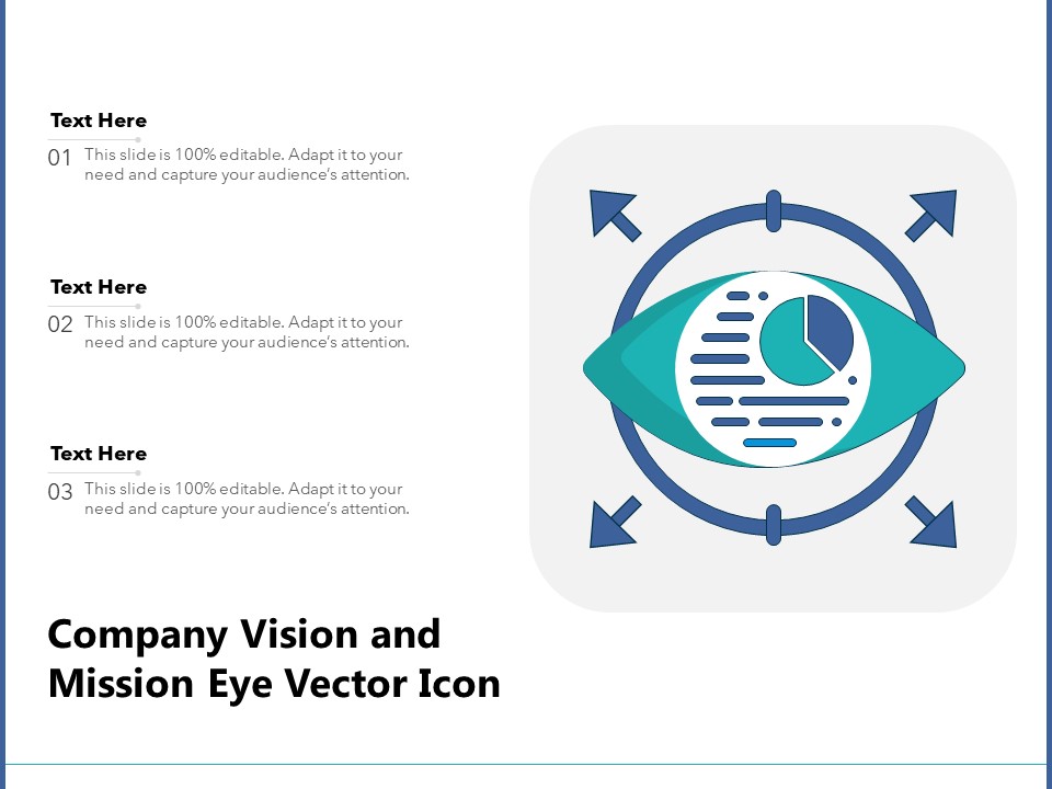 Company Vision And Mission Eye Vector Icon Ppt PowerPoint Presentation Visual Aids Outline PDF