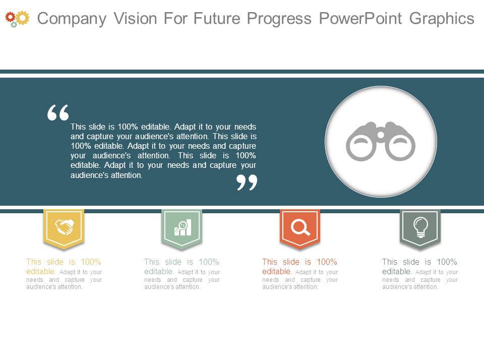 Company Vision For Future Progress Powerpoint Graphics