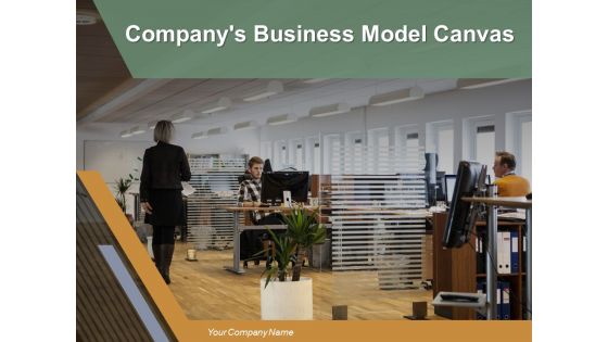 Companys Business Model Canvas Ppt PowerPoint Presentation Complete Deck With Slides