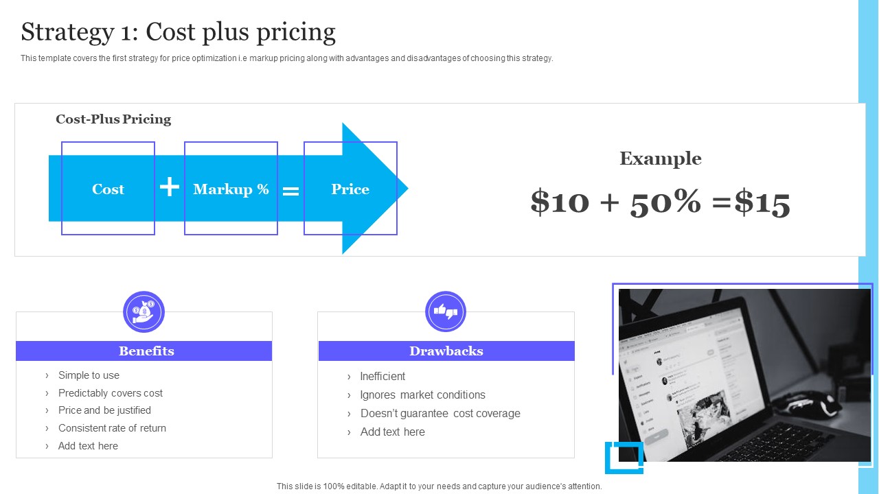 Complete Guide To Product Pricing Techniques Strategy 1 Cost Plus Pricing Structure PDF