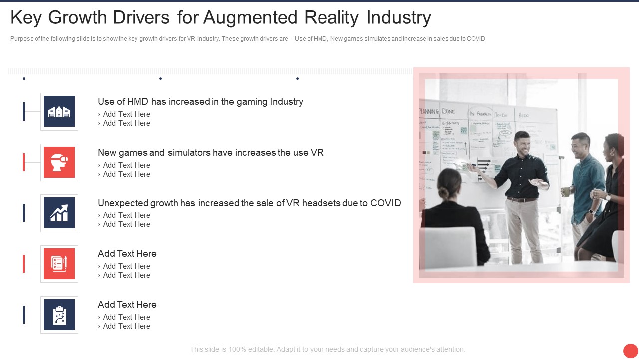 Computer Mediated Reality Investor Funding Elevator Key Growth Drivers For Augmented Reality Industry Pictures PDF