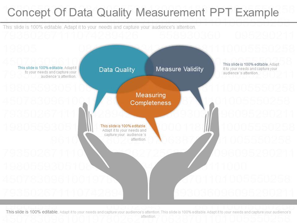 Concept Of Data Quality Measurement Ppt Example
