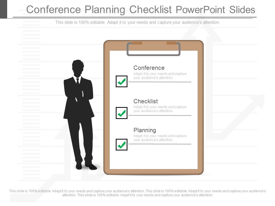 Conference Planning Checklist Powerpoint Slides