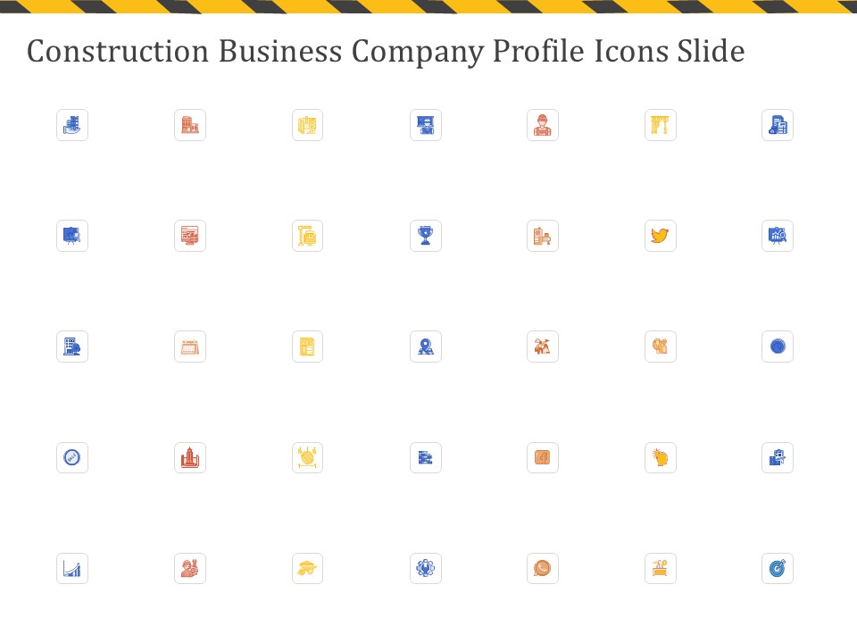 Construction Business Company Profile Icons Slide Ppt Gallery Introduction PDF