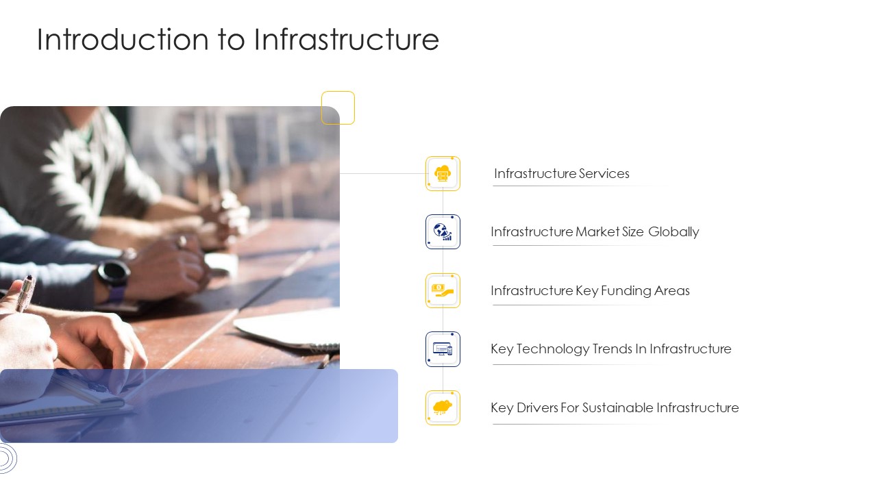 Construction Engineering And Industrial Facility Management Introduction To Infrastructure Icons PDF