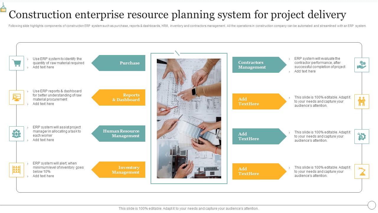 Construction Enterprise Resource Planning System For Project Delivery Template PDF