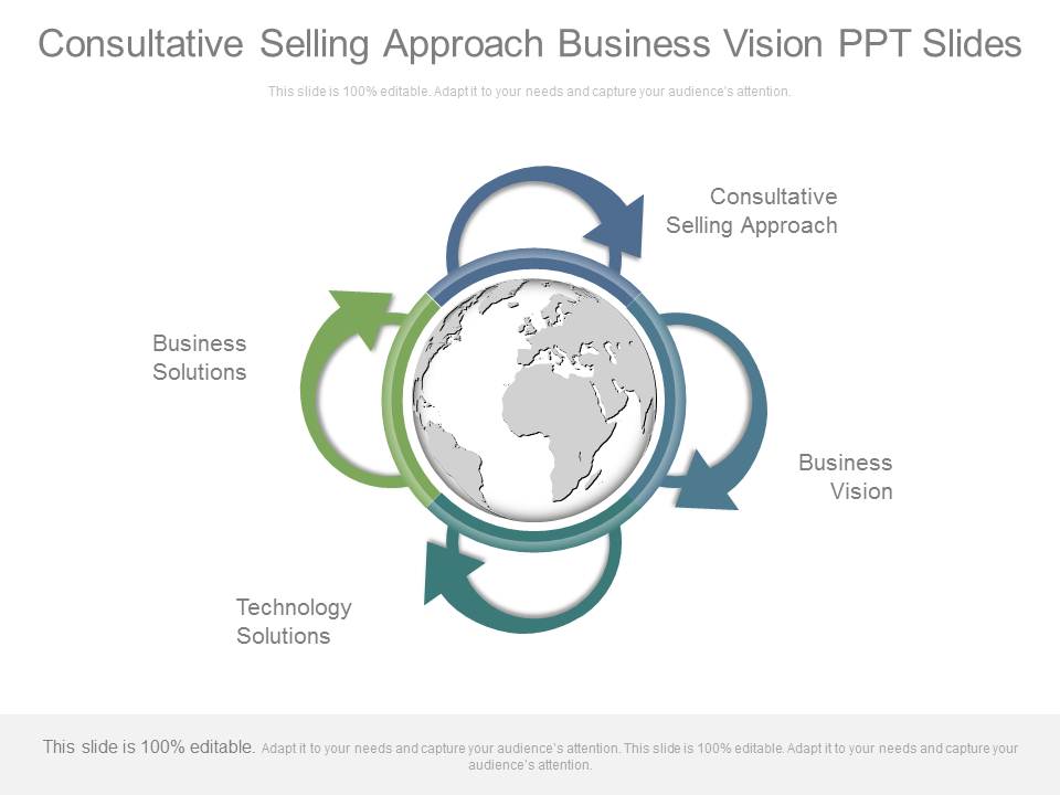 Consultative Selling Approach Business Vision Ppt Slides